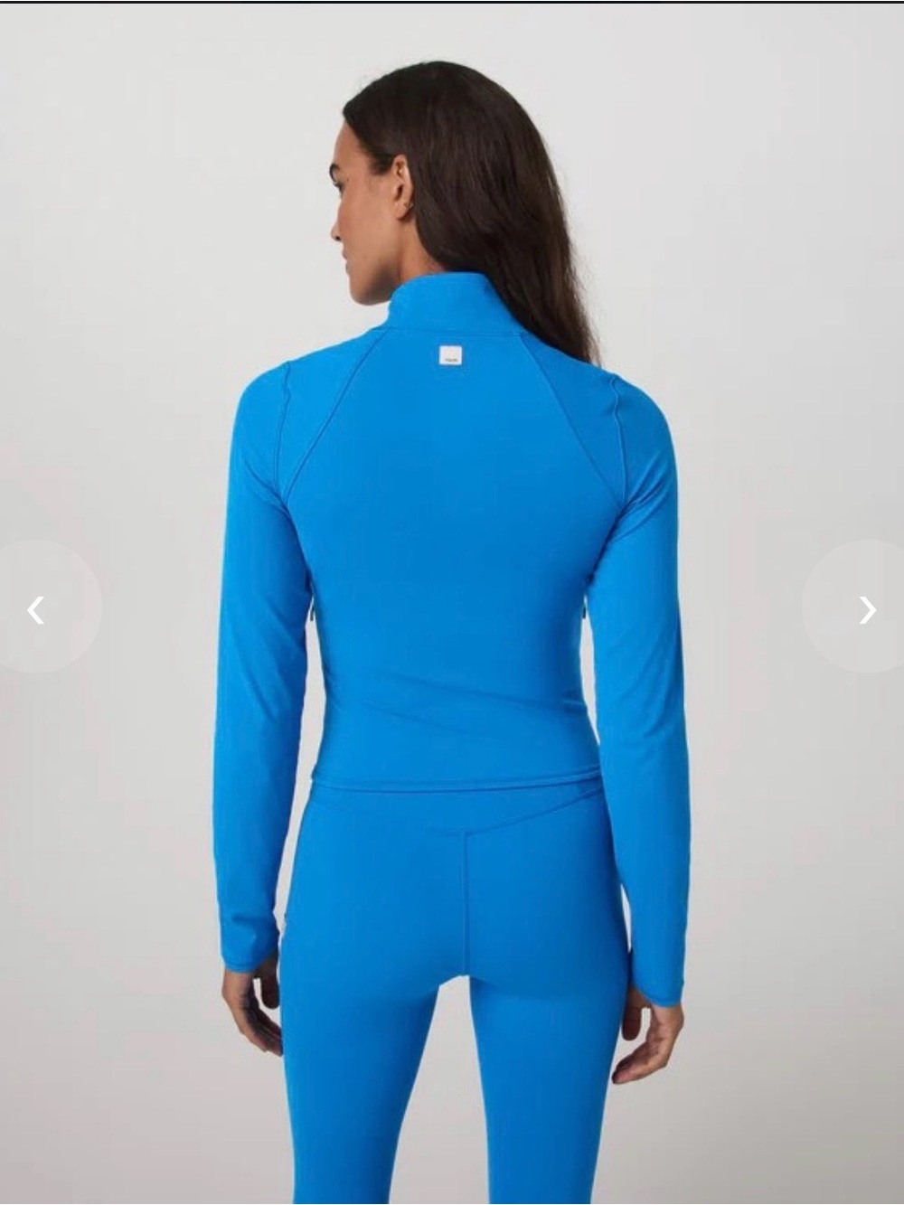 Vuori Regatta Blue AllTheFeels™ Full Zip Jacket - Picture 2 of 5
